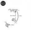 Pendientes de Joyería de Aleación de Titanio Modelo Nuevo Transfronterizo G23 Tipo C F136 Estrella de Cinco Puntas Luna Corazón Serpiente Pequeña Aro para Labio
