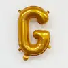 Balão Transfronteiriço Laranja de 16 polegadas com Letras A-Z Alfanuméricas em Inglês Balão de Filme de Alumínio Laranja Versão Americana Corpo Magro Balão Digital 0-9