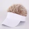 Gorra de Béisbol con Peluca para Hombres y Mujeres, Sombrero Divertido, Gorro con Peluca, Gorra Integrada Casual, Cabello CortoProcesamiento Personalizado