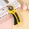 Cuchillo de Corte para Tela con Rodillo Manual Cuchillo de Corte para Tela de Cuero Cuchillo de Rodillo Portátil con Mango Ondulado Cuchillo de Utilidad Fabricante Venta al por Mayor
