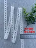 Não. 163 Acessórios de Roupa DIY Preto e Branco Azul Marinho Laranja Vermelho Cáqui Borracha Borda de Renda Escada Vermelha Acabamento Largura 1cm