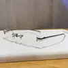 Gafas de Sol Ovaladas de Metal sin Marco 2026 Nuevo Estilo Gafas de Sol Moda Europea y Americana ins Estilo Idéntico al de las Celebridades de Internet Gafas de Sol