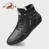 Botas Martin Gorilla 2026 Modelo Novo de Inverno Couro Genuíno Solado Macio Cano Alto Sapatos de Trabalho Aumentadores de Altura Resistentes ao Desgaste Sapatos Casuais de Couro para Homens