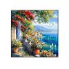 Amazon explosión paisaje costero pintura de diamantes 5D flor nuevo 2024 color punto de cruz decoración venta al por mayor pintura comercio exterior