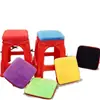 Cojín para Silla de Cuatro Estaciones Pegamento para Silla Cojín para Taburete Almohadilla para Glúteos Cubierta de Cojín Suave Antideslizante Engrosado Cuadrado Largo para Sentarse Suave Invierno