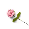 Producto Terminado Individual Palito Retorcido Rosa Artificial Ramo DIY Arreglo Floral con Regalo del Día del Maestro para Novia y Mejor Amiga