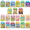 Pegatinas de gelatina gruesas de alta calidad transfronterizas libro silencioso para niños libro de pegatinas reutilizables hechas a mano para manualidades juguete educativo