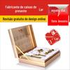 Caixa de Produto para Saúde, Caixa de Presente para Embalagem de Chá, Caixa de Embalagem com Tampa Flip-Top para Suplemento Ninho de Andorinha, Caixa de Embalagem Personalizada para Copo de Água