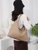 Nova Bolsa Casual Simples Retrô de Rombos para Axila Moda Feminina para o Trabalho de Ombro Único com Franjas Transversal Bolsa de Mão de Alta Qualidade
