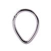 Piercing de Nariz de Zircônia de Aço Inoxidável Transfronteiriço Brincos de Diamante Proteína Gota d'Água Titânio G23 Opala Nasal Médio Piercing de Nariz Anel de Osso da Orelha