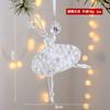 Adornos para árbol de Navidad con copos de nieve acrílicos, colgante tridimensional con copos de nieve, color mágico, colgante navideño de cristal, atuendo navideño.