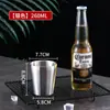 Tazas Personalizadas de Acero Inoxidable 304 para Uso Comercial, Vasos de Cerveza para Bares, Tazas de Café para Restaurantes, Vasos de Agua con Doble Pared Arenados Anti-quemaduras