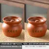 Panela de Cerâmica com Tampa para Cozinhar Sopa Lentamente, Panela de Ensopado com Vedação de Água, Panela de Sopa para Uso Doméstico, Lanche Shaixian, Jiangxi, Panela de Barro para Porção Individual