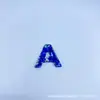 Colgantes de Letras de Resina Epoxi Azul con Concha, Llaveros, Collares y Otros Accesorios de Joyería DIY de Venta Caliente Transfronteriza Se Pueden Combinar