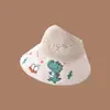 Nuevo sombrero de verano para niños moda Sombrero de sol de ala vacía lindo sombrero de sol exterior para exteriores sombrero de sol plegable a prueba de sol para bebé