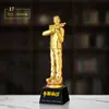 Trofeo de Fútbol Competencia Escolar Premio Bota de Oro Delantero MVP Premio Balón de Oro Resina Creativo Conmemorativo Cristal de Agua Directo