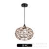 Pantalla de lámpara de cuerda de cáñamo, linterna de bambú tejida a mano, estilo pastoral, hotel, restaurante, casa de campo, decoración de iluminación creativa con personalidad