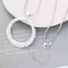 Explosiones de joyería europea y americana transfronteriza collar de aleación de alta gama retro simple para damas colgante ins cadena larga cadena para suéter