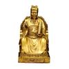 Adorno de Estatua del Emperador Wenchang de Cobre, Estatua de Cobre de la Estrella Wenchang, Artesanía Adorno de Decoración de Escritorio de Adoración en Casa de la Estrella Wenqu