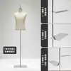 Mannequin Masculino Meio Corpo Vitrine de Loja de Roupas Adereços Manequim de Terno Manequim de Corpo Inteiro Manequim de Roupas Masculinas Suporte de Exibição