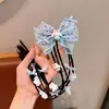 Peruca Infantil Kuromi Elásticos de Cabelo Trançados Corda de Cabelo Acessórios de Cabelo Doce Legal Menina Nova Estilo Tranças Boxeadora Rabo de Cavalo Alto Corda de Cabelo