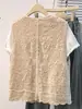 Chaleco Jacket de Ganchillo Hueco con Cuentas y Cuello en V para Mujer, Nuevo Estilo Verano 2026, Chaleco Suelto Bohemio en Capas