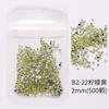 Aliexpress Nail Art Taiwán Acrílico Fondo Plano Diamante Cristal Blanco Color Ab Uña DIY Decoración Venta al por Mayor Sinfonía