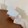 Cartera de mujer Ins Cartera pequeña de mujer Cartera plegable de alta gama para mujer Cartera corta de mano transfronteriza Venta al por mayor