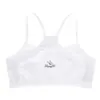 Roupa íntima de desenvolvimento para meninas, Camisola de algodão fina de verão para estudantes do ensino fundamental, Sutiã infantil, Top tomara-que-caia para meninas