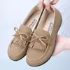 Zapatos de Tela Old Beijing para Mujer, Ropa de Trabajo Negra para Hotel, Zapatos Doudou para Mamá, Zapatos de Trabajo, Zapatos Planos Ligeros Antideslizantes de Suela Suave