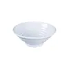 Tazón Roscado de Melamina, Tazón para Sopa y Fideos, Tazón Comercial Imitación Porcelana para Arroz y Fideos, Tazón para Wontons, Tazón para Sopa Picante, Tazón para Leche de Soya, Vajilla para Cafetería