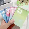 Cuaderno A7 de Hojas Sueltas Cubierta Engrosada Serie Linda Tapa Dura Libro de Registro Línea Horizontal Pequeño Diario para Estudiante