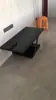 Sofá para Escritório, Sofá Moderno Simples de Ferro para Três Lugares, Sofá para Recepção de Escritório, Conjunto de Mesa de Centro e Mesas