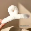Corea del Sur Color 11cm Accesorios para el Cabello Disco Cruzado Pinza para el Cabello Tipo Tiburón Felpa Imitación Conejo para Niños Pinza para el Cabello para la Parte Trasera de la Cabeza
