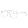 2543 Espejo Plano Gafas Ultraligeras para Mujer Estilo Campus Puro Estudiante Marco Grande Anti-Luz Azul Montura de Gafas Venta al por Mayor