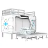 Cama de beliche dupla cama cápsula beliche de dormitório estudante duas camadas cama de espaço familiar cama de dormitório cama doméstica