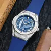 Denvosi Reloj de Pulsera de Cuarzo Octagonal Personalizado para Hombres con Correa de Silicona, Resistente al Agua, con Fecha, Superventas Transfronterizo para Hombres