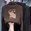 Roupa íntima infantil quente de gola alta parcial para outono e inverno, top estiloso de manga comprida para meninas, camiseta básica redonda de veludo alemão da moda