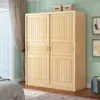 Guarda-roupa de portas de correr em madeira de pinho, guarda-roupa grande econômico totalmente em madeira maciça, guarda-roupa de correr moderno minimalista para casa, guarda-roupa infantil