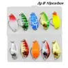 Set de señuelos para trucha, 10 piezas, jigs metálicos de 3 g/5 g para pesca de lucio y trucha, aparejos
