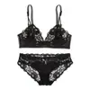 Sujetador de Triángulo Push-Up Sexy Ultra Fino Transfronterizo para Mujer, Encaje Francés, Soporte Lateral del Pecho, Sujetador Cómodo sin Aros