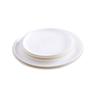Plato de arroz de porcelana de hueso de 6/7/8/10 pulgadas, plato plano, plato de comida occidental, plato de carne, plato de cerámica