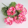 La Flor de Begonia Artificial Más Vendida de Amazon Temu Flor Falsa Decoración de Caja de Flores de Calle Flor Artificial Falsa Geranio