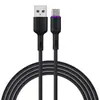 Cable de Datos para Teléfono Móvil de Carga Rápida 5A Carga Súper Rápida Android Cable de Carga de Alta Velocidad Carga Rápida Tipo-C Monopunta Moldeado de Dos Colores