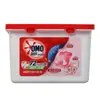 Cuentas para Lavar Omo Sakura Caja de 50 Piezas Detergente Concentrado para Ropa, Antibacteriano, Eliminación de Ácaros, Suavizante y Retención de Fragancia, Tres en Uno