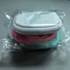 Bolsa de Armazenamento para Fones de Ouvido, Cabo de Dados e Carregador Portátil à Prova de Poeira e Anti-Embaraço, Caixa de Armazenamento de Silicone, Bolsa de Armazenamento para Fones de Ouvido com Fio