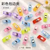 Clips de posicionamiento de costura coloridos pequeños, clips para tela en forma de hacha, clips de plástico para ribetes, clips de plástico pequeños, clips graduados coloridos
