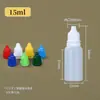 Botellas de Gotas para Ojos de PE en Stock, Botellas de Plástico Semitransparente, Botellas Exprimidoras para Gotas para Ojos, Tapa Antirrobo, Botellas Pequeñas Gotero Botellas Dispensadoras
