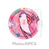 Amazon Nuevo Estilo Bordes Limpios Tema Stilla Fiesta de Cumpleaños Vajilla Desechable Mantel Servilletas Bandeja Decoraciones
