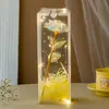 Surpresa Flor Eterna Aniversário Decoração de Mesa Flor Rosa Colorida Lembrança para Mãe Presente para Menina Presente Colorido